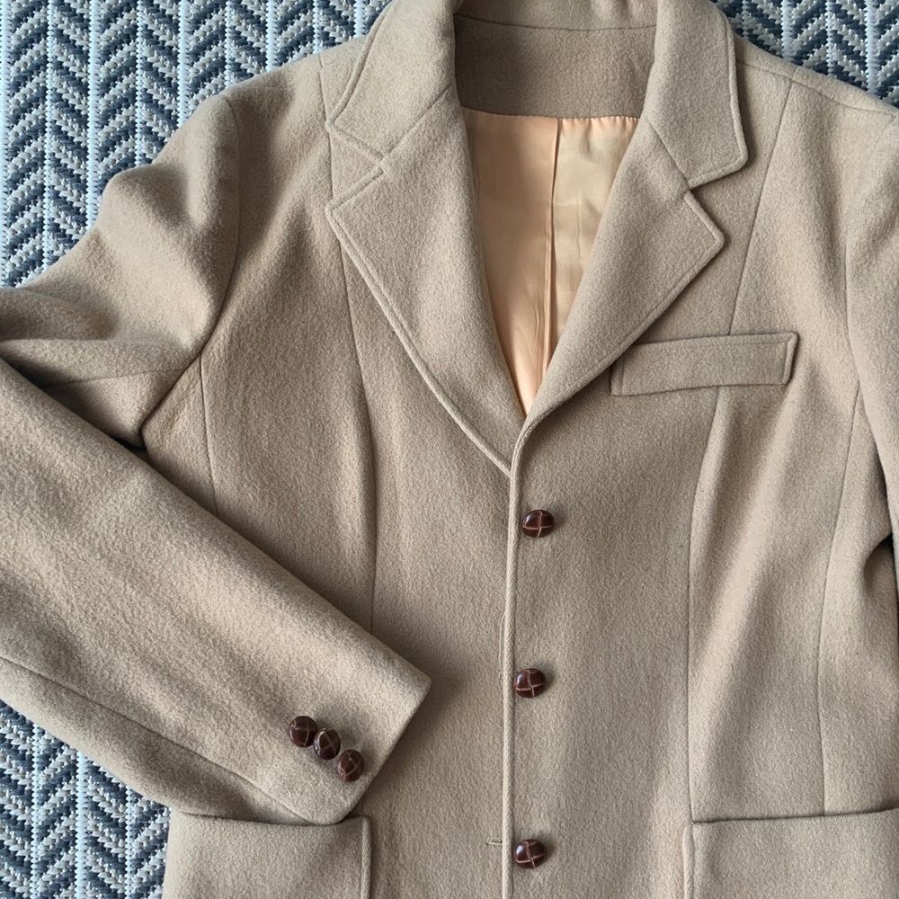 Vintage Wool Riding Coat - Picture 2 of 7